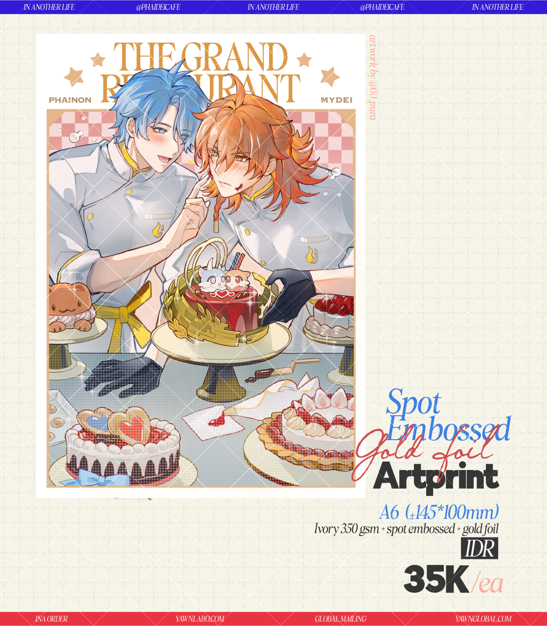 [CHEF AU] Assorted Phaidei Prints