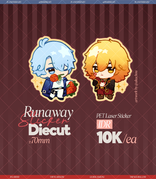 [MODEL AU] Runway PhaiDei Clear Diecut Sticker