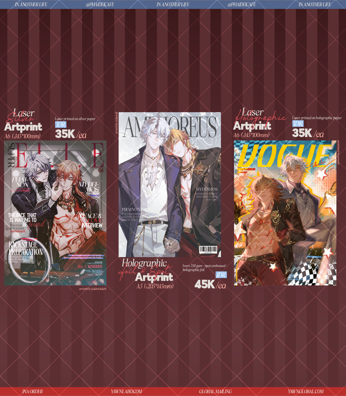 [MODEL AU] Assorted PhaiDei Prints