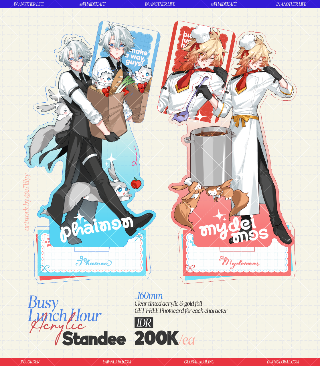 [CHEF AU] Busy Lunch Hour PhaiDei Standee