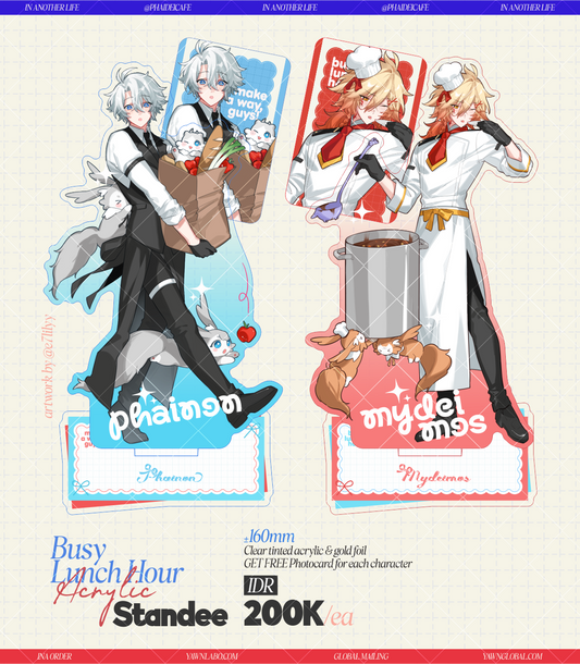 [CHEF AU] Busy Lunch Hour PhaiDei Standee