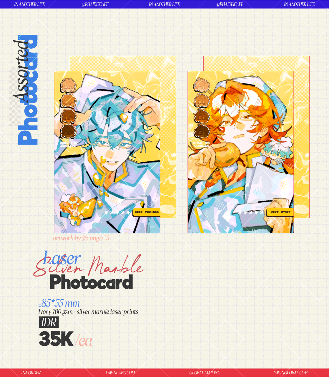 [CHEF AU] Assorted PhaiDei Photocard