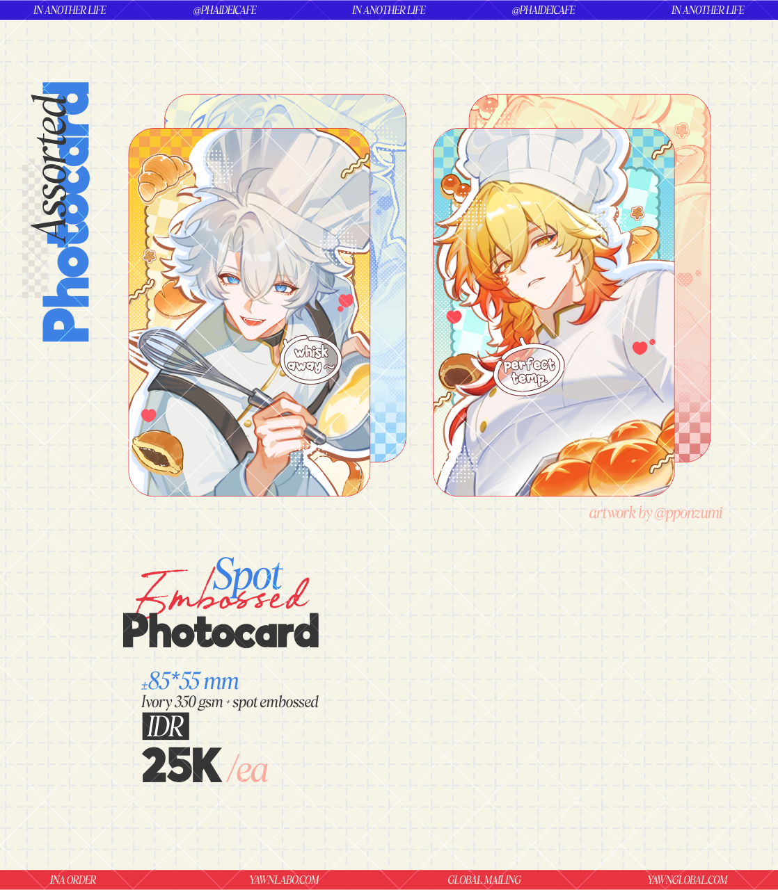 [CHEF AU] Assorted PhaiDei Photocard