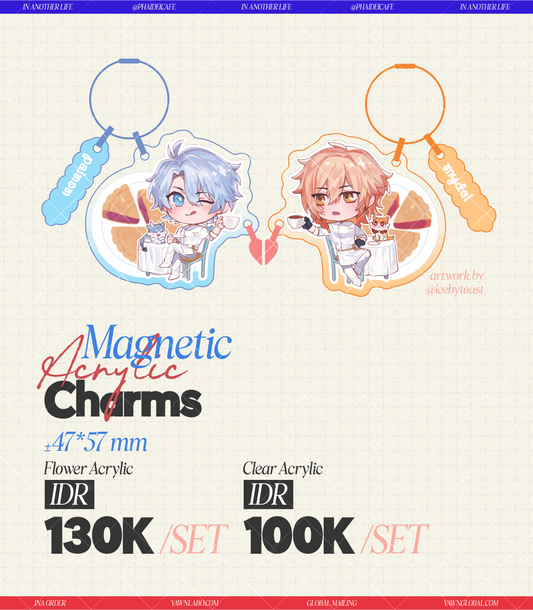 [CHEF AU] Tea Time PhaiDei Magnetic Acrylic Charms