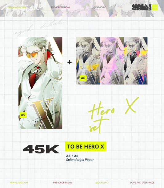 [DOKIOKIO] To Be Hero X - Hero X print Set