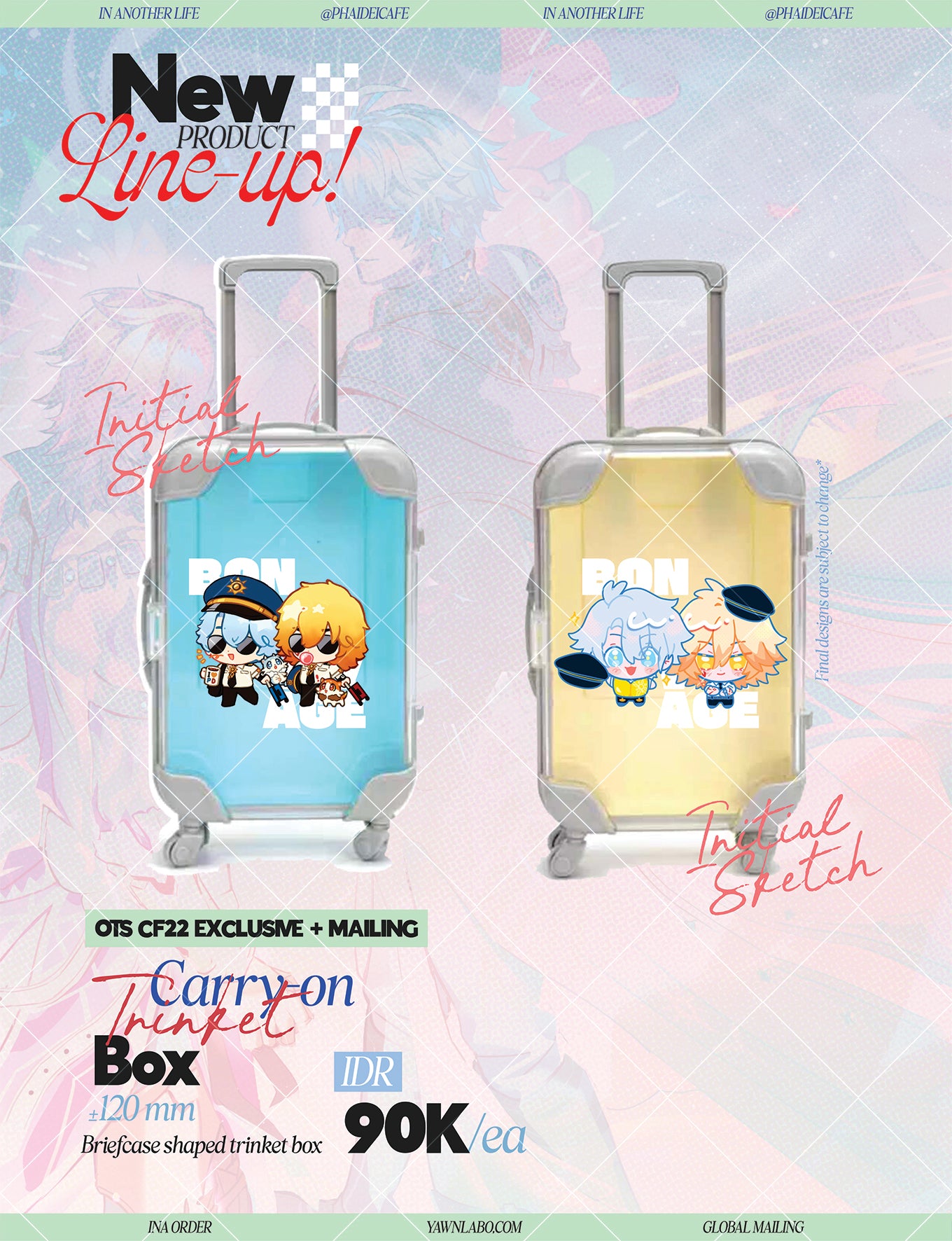 [NEW ARRIVAL] Carry-on Trinket Box