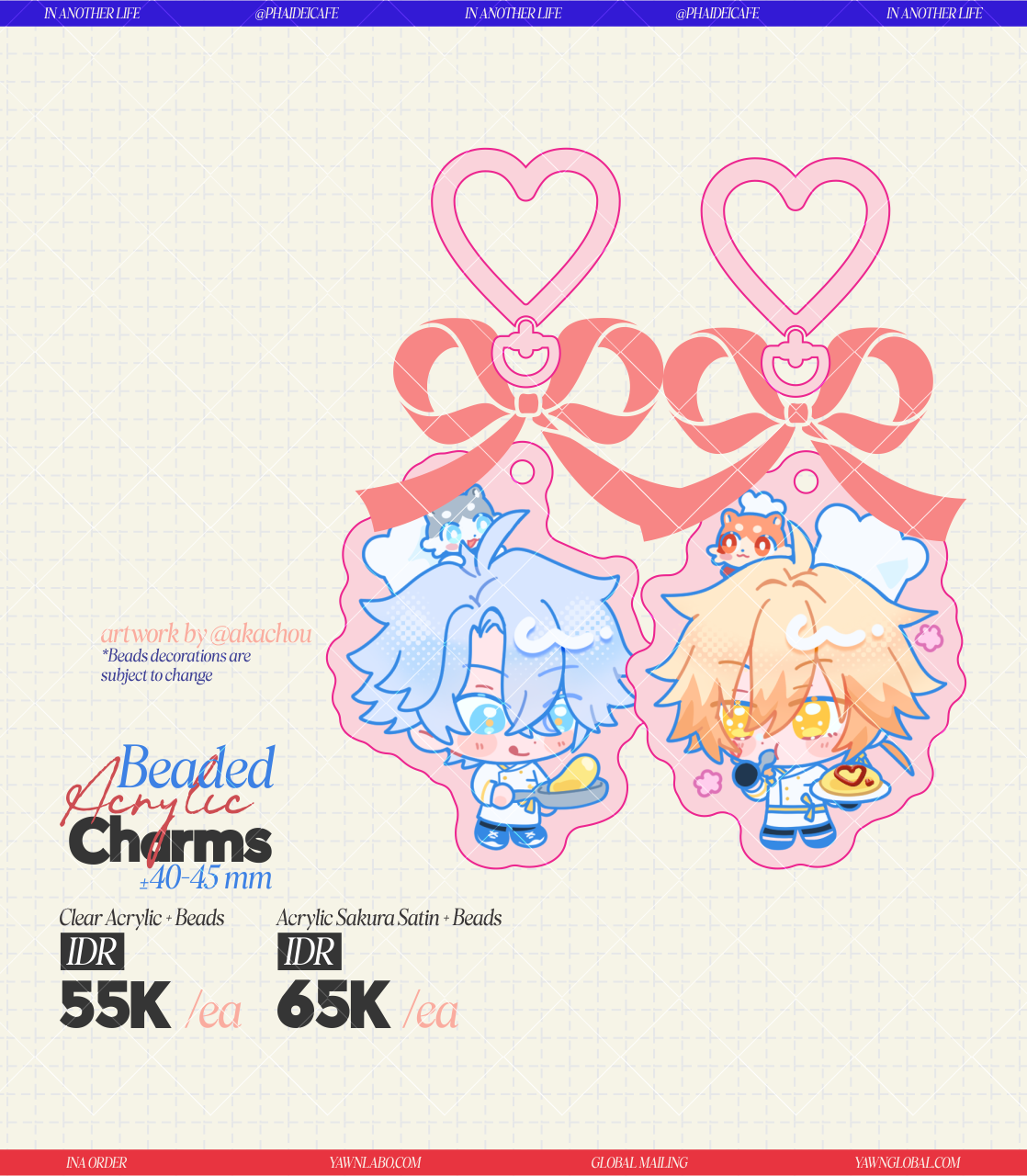 [CHEF AU] Warm Dinner! PhaiDei Acrylic Charms