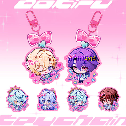 [315LOGY] HSR Doki Doki Clinic Epoxy Keychain (LIMITED STOCK)