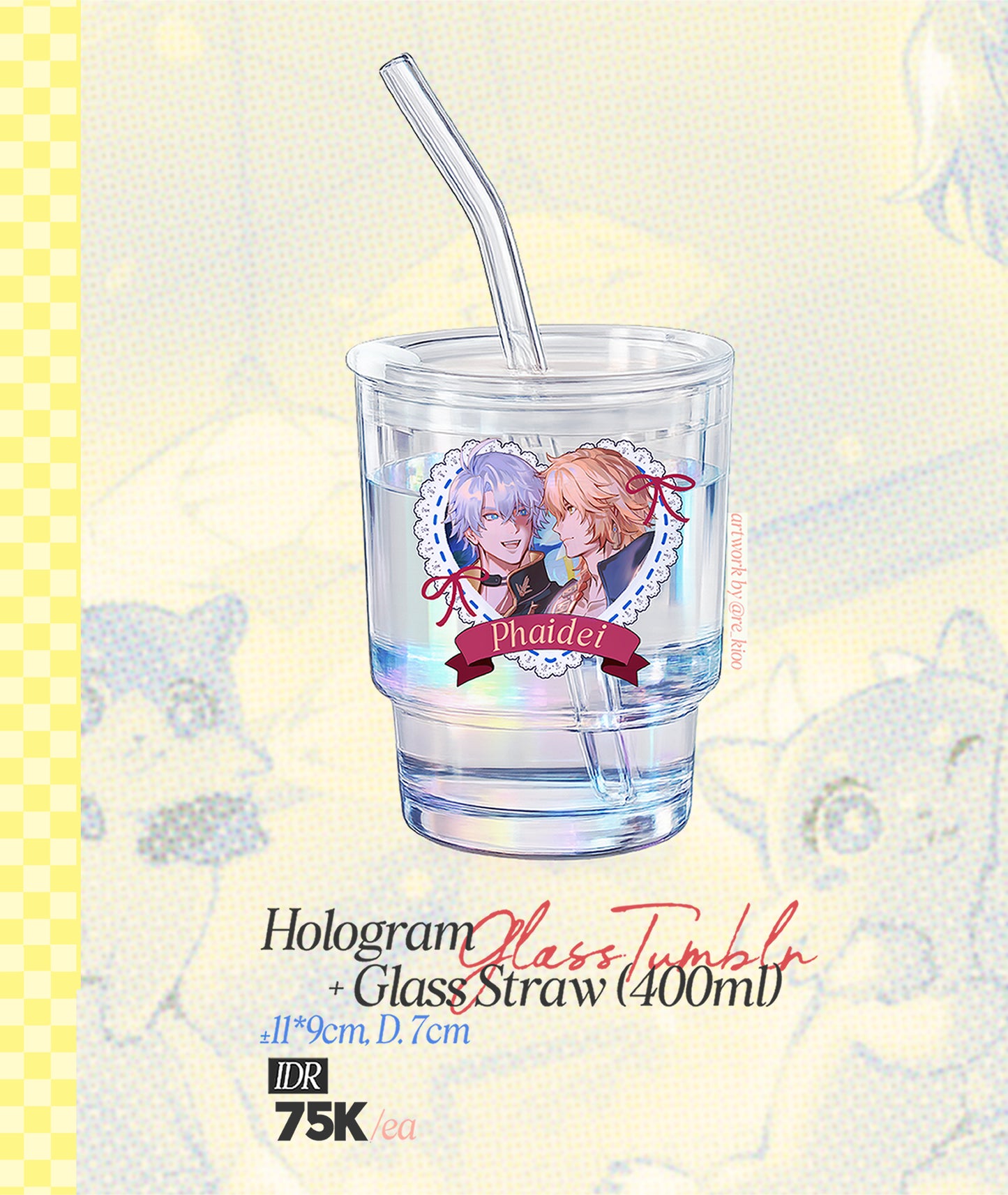 [NEW ARRIVAL] Holo Glass Tumblr
