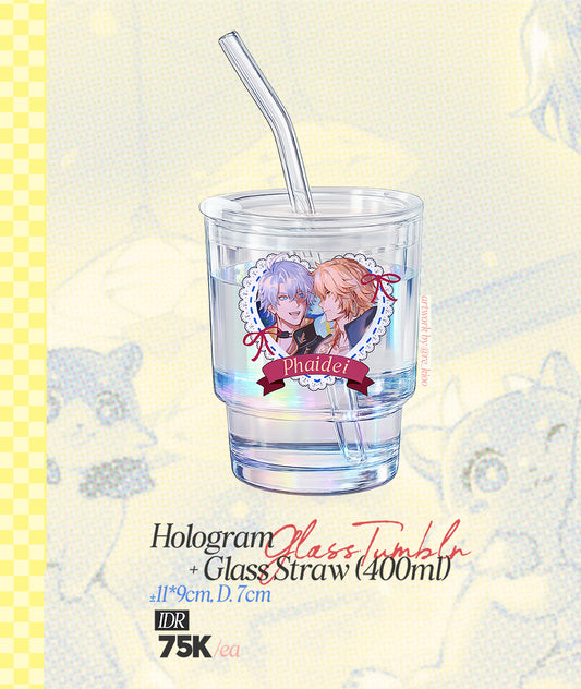 [NEW ARRIVAL] Holo Glass Tumblr