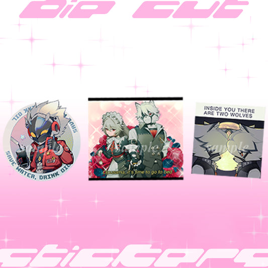 [315LOGY] ZZZ Retro Die Cut Stickers