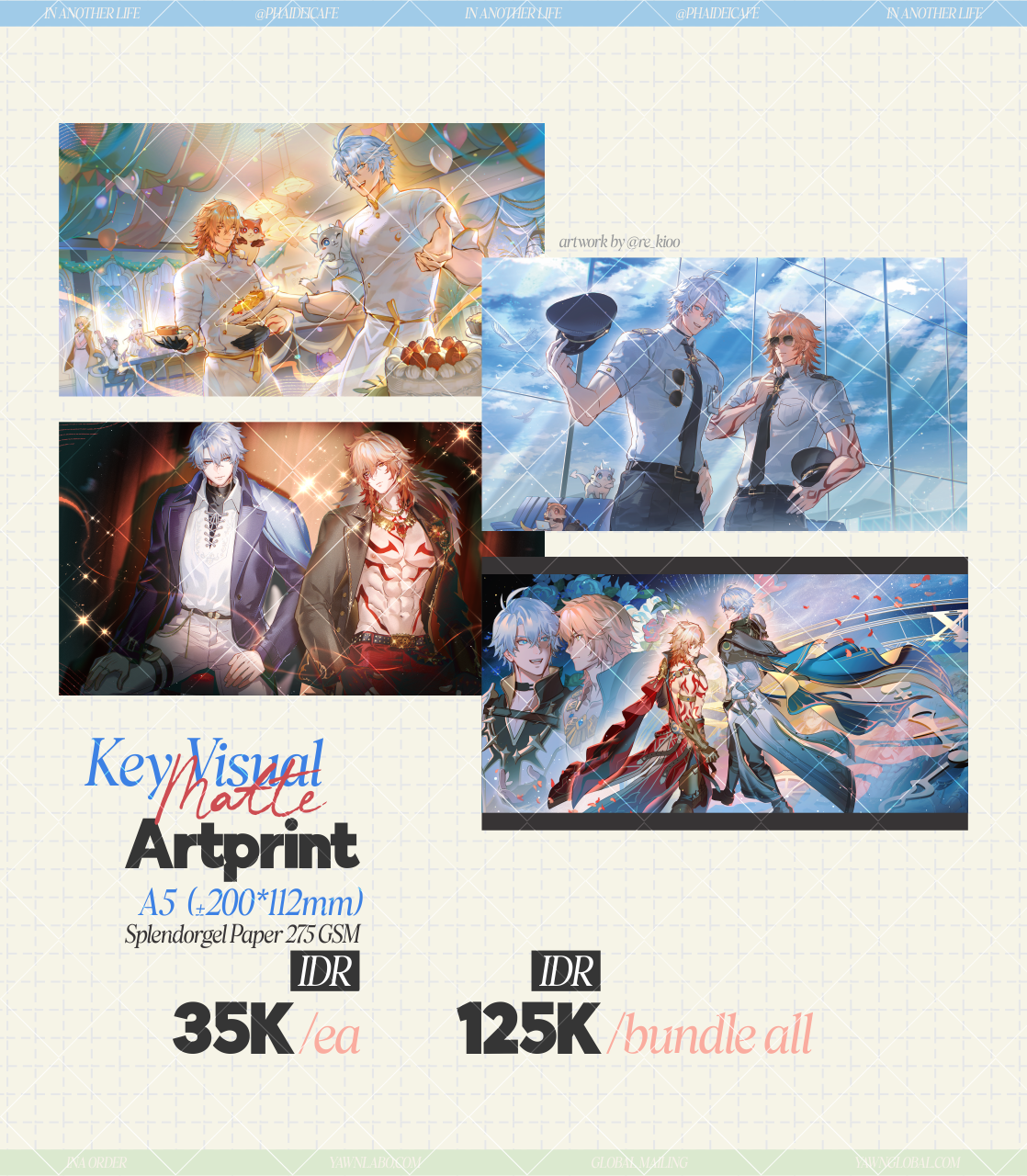 IN ANOTHER LIFE : PHAIDEI PROJECT 2026 KEY VISUAL A5 PRINT