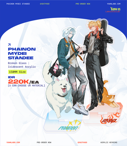 [GAJYAGO] Phainon & Mydei Holographic Acrylic Standee