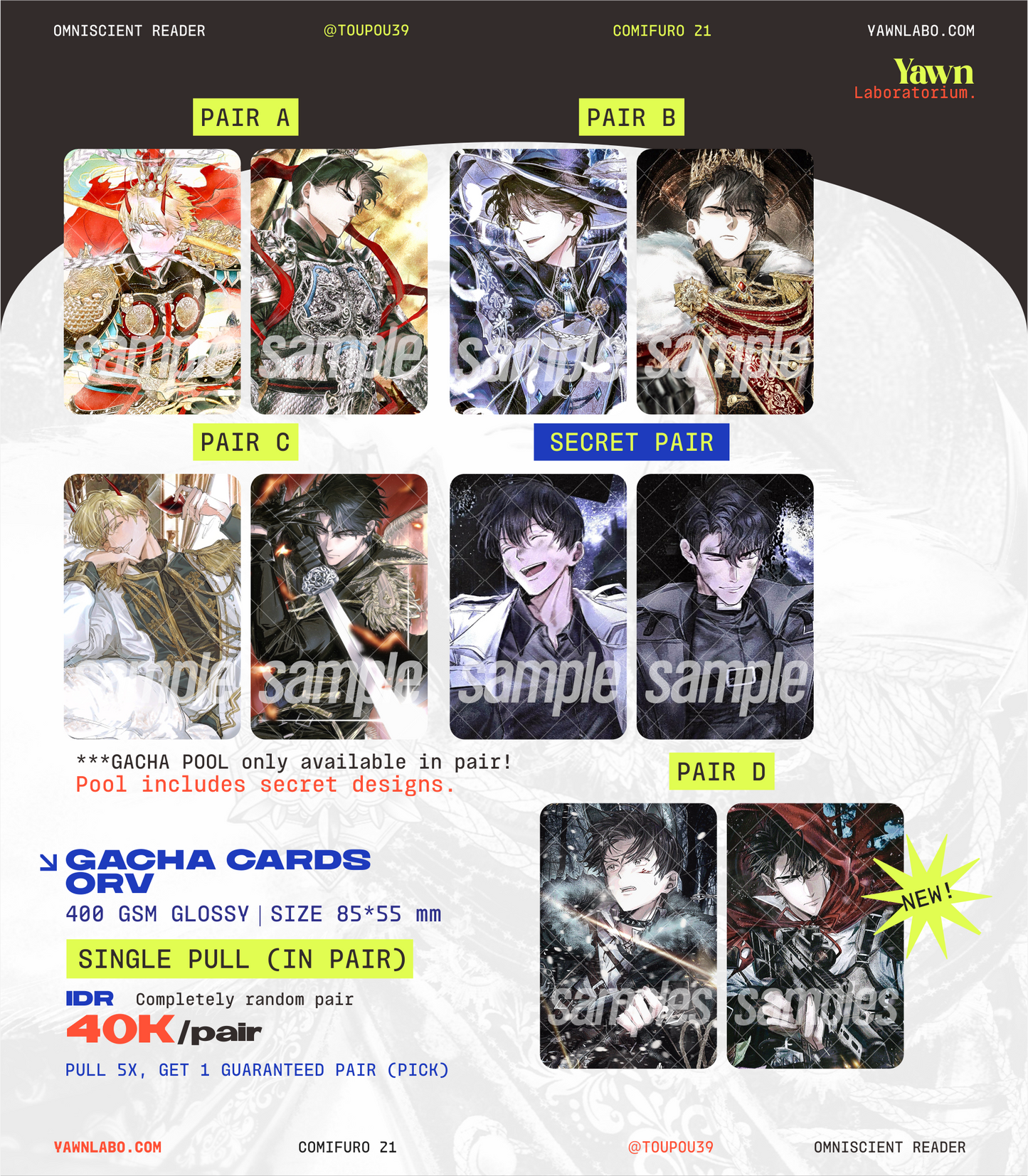 [TOUPOU39] ORV Gacha Cards